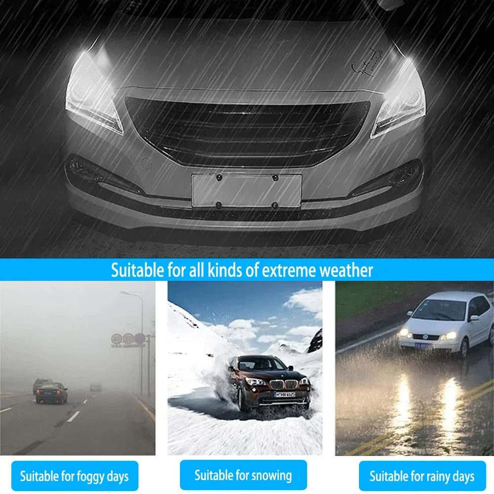 12V LED Car Daytime Running Light | Flexible Waterproof Strip with Flowing Turn Signal