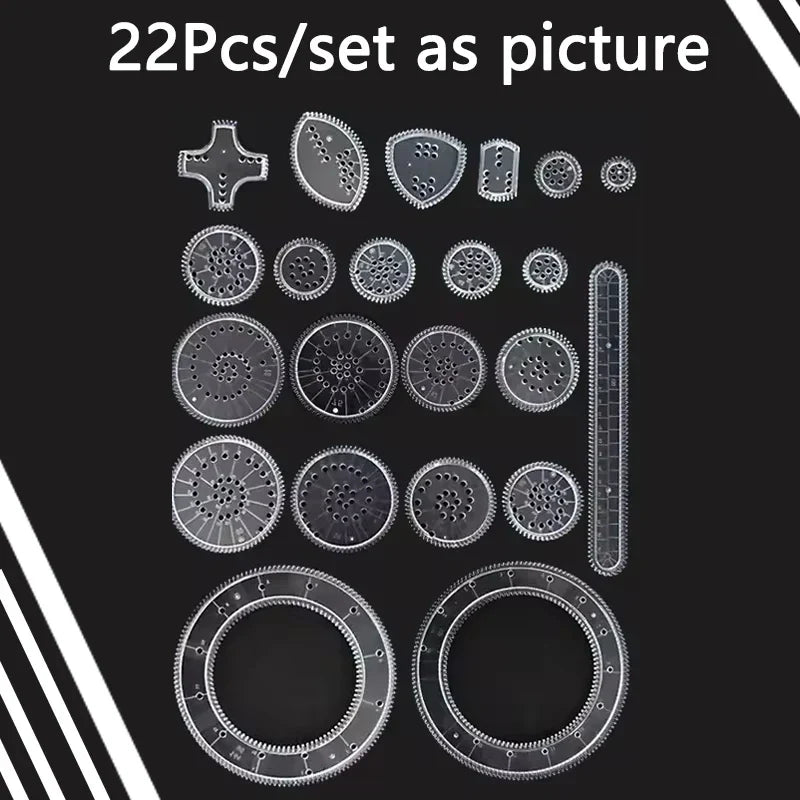 Geometric Drawing Spirograph Set | Creative Art Toy for Kids