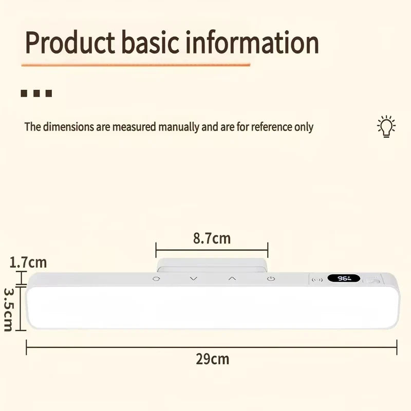 LED Touch Table Lamp with Remote Control and Timing | Rechargeable Magnetic Desk Light