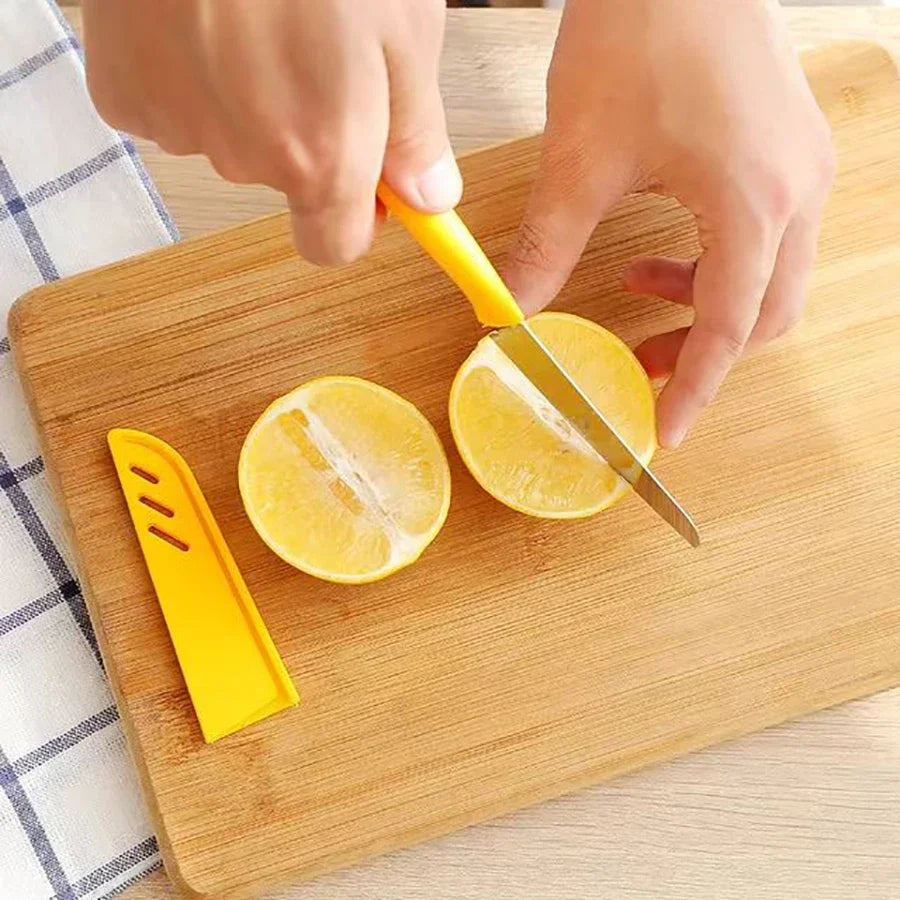 Candy-Colored Portable Fruit Peeler Knife | Stainless Steel Kitchen Gadget