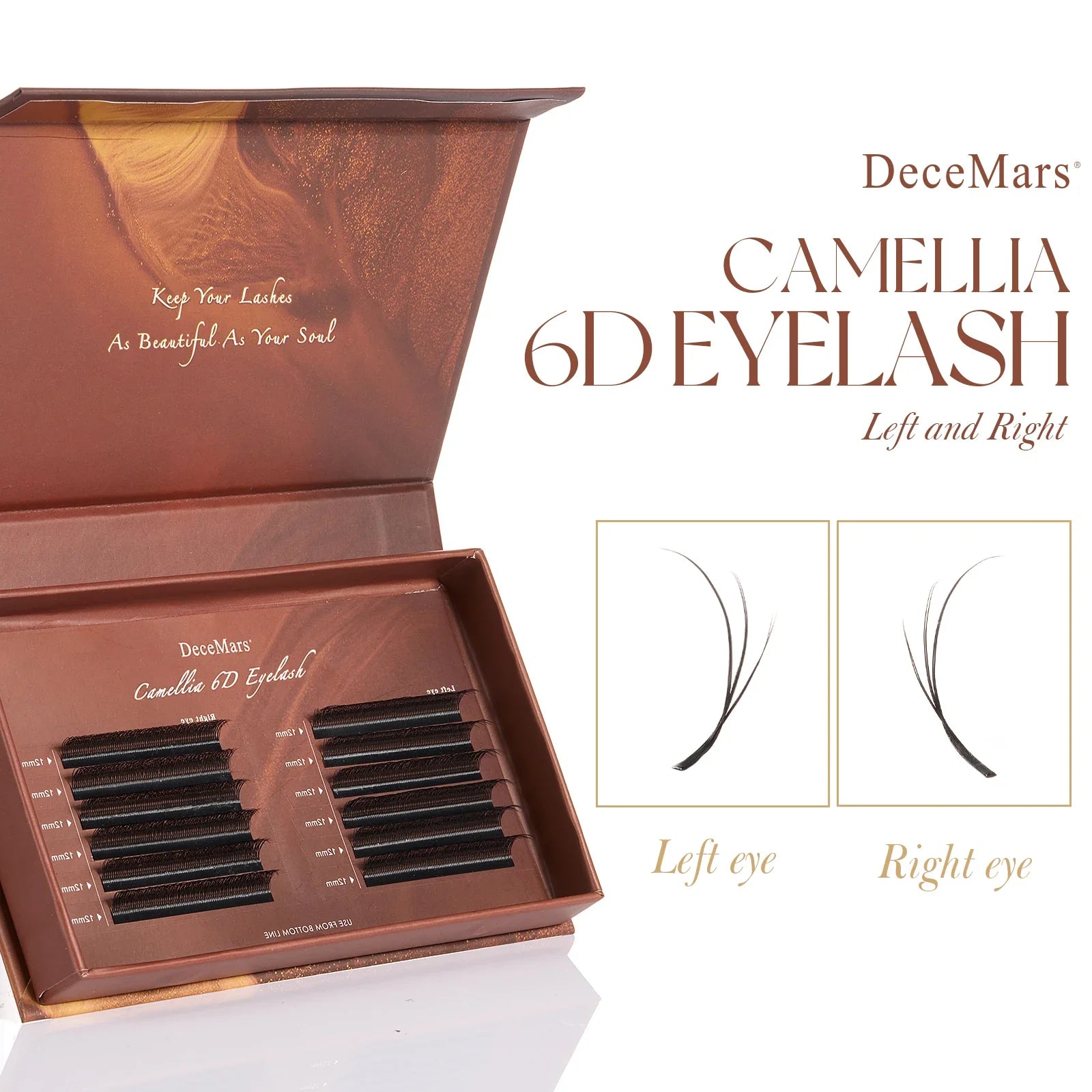 DeceMars Camellia YY Eyelash Extensions | 3D to 6D Flying Eyelash Kit