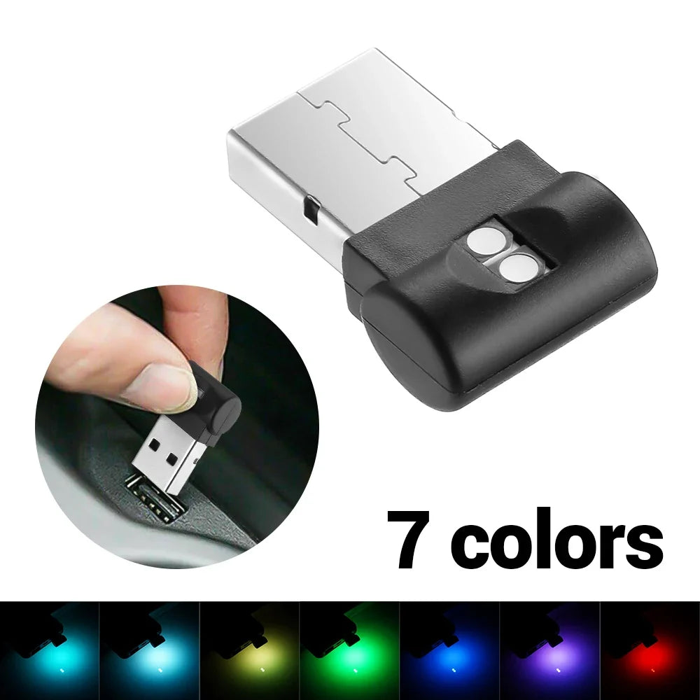 Mini USB LED Car Light | Auto Interior Atmosphere Light