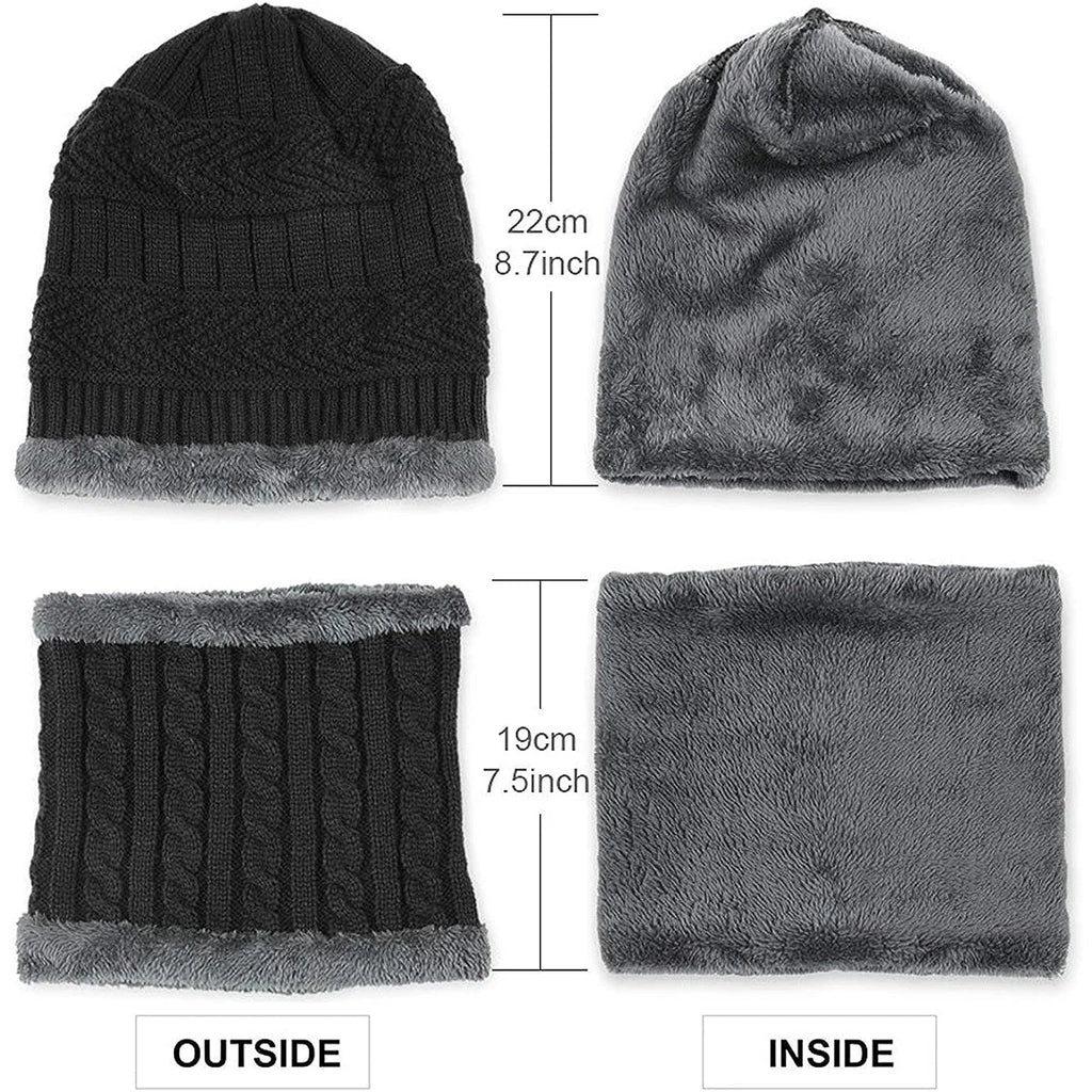 Children Winter Knit Hat and Scarf Set | Warm Unisex Accessory