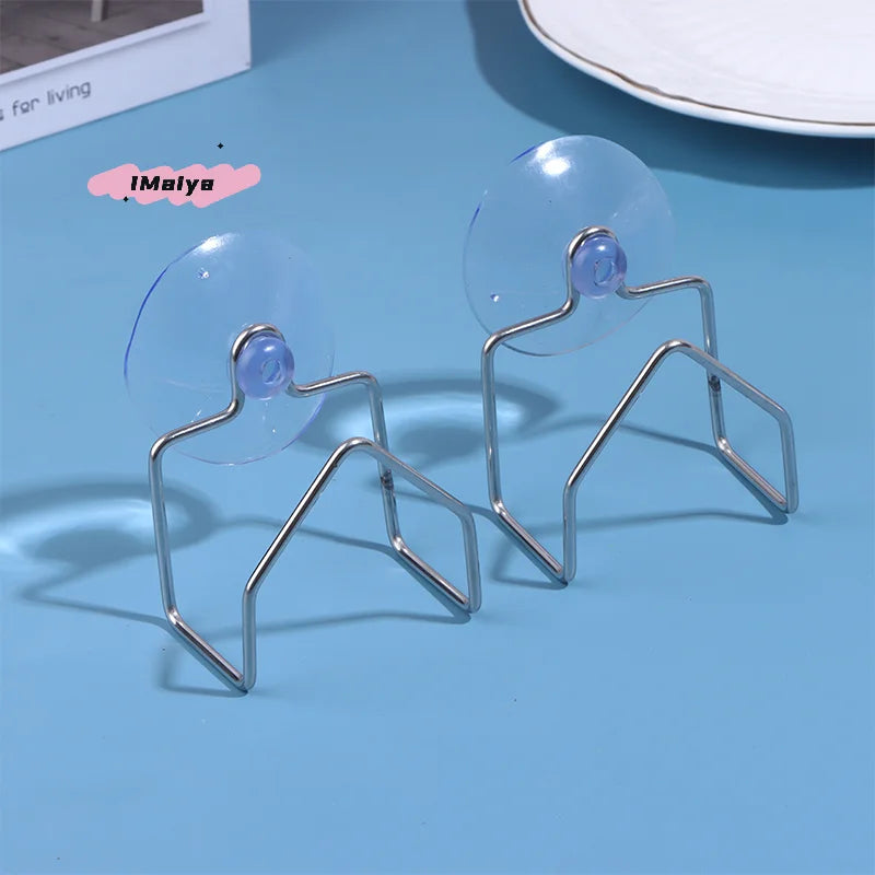 Stainless Steel Sink Organizer Drain Rack | Kitchen Sponge Holder with Suction Cup