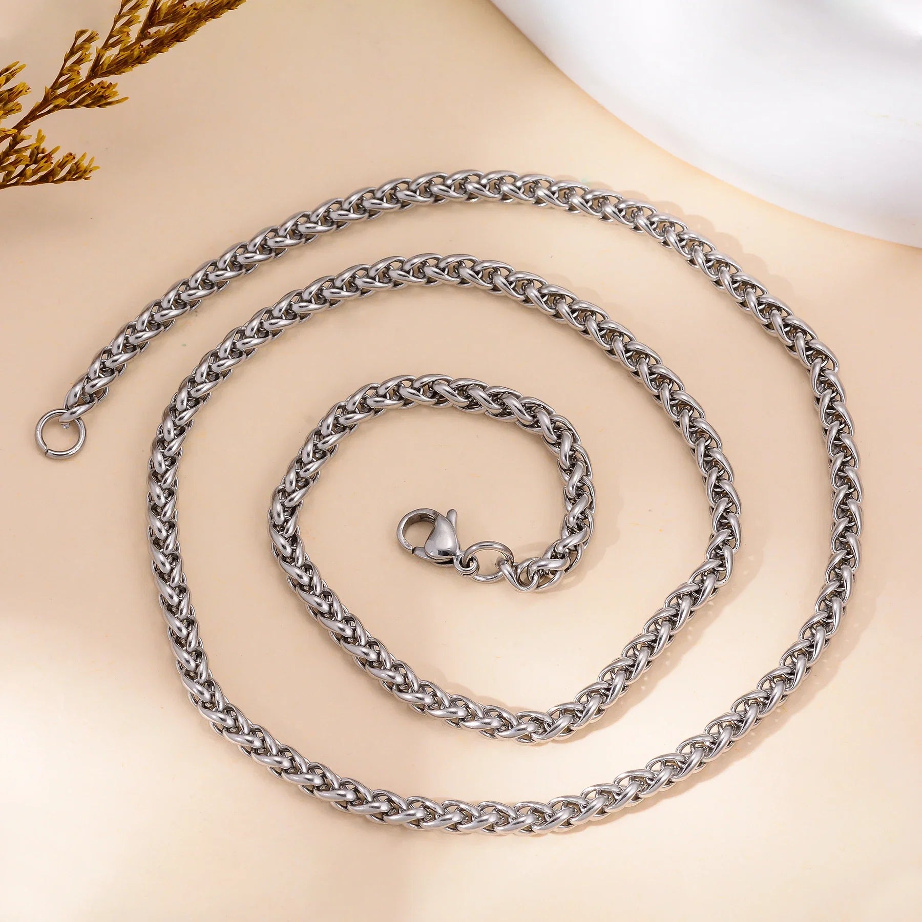 Stainless Steel Keel Link Chain Necklace for Men Women | Unisex Hip Hop Chain 16-40 inch