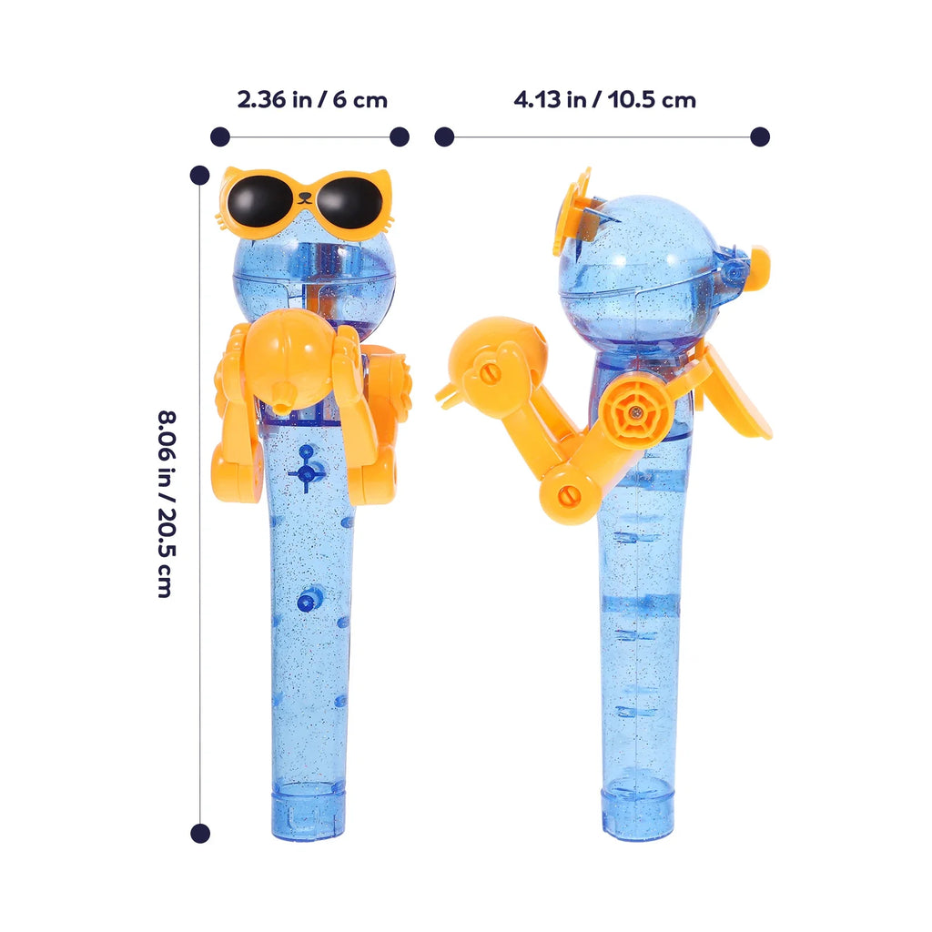 Creative Lollipop Robot Holder | Novelty Candy Storage Toy