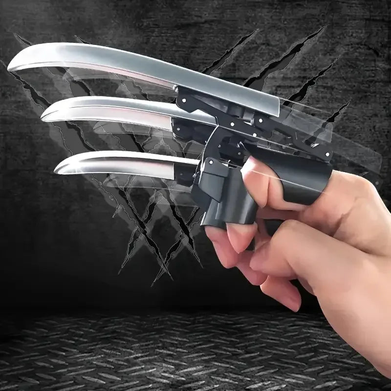 Retractable Wolf Claw Toy | Pop-Up Finger Nails for Cosplay and Halloween