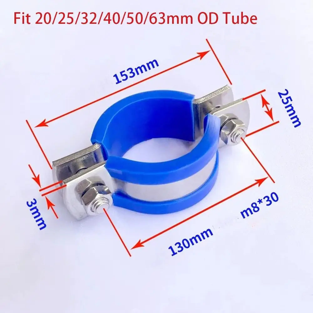 Round Hose Clamp 20-63mm | PPR PVC Pipe Fitting Fastener and Holder
