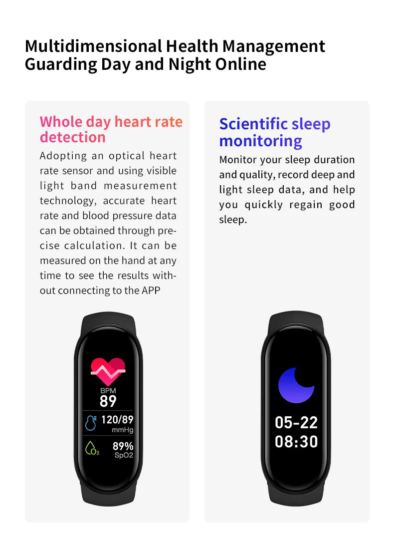 Ola Esporte M8 Smart Watch | Fitness Tracker with Music Control and Health Monitor