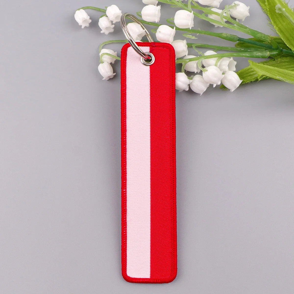 National Flags Embroidery Key Fob | Motorcycle Car Backpack Keychain