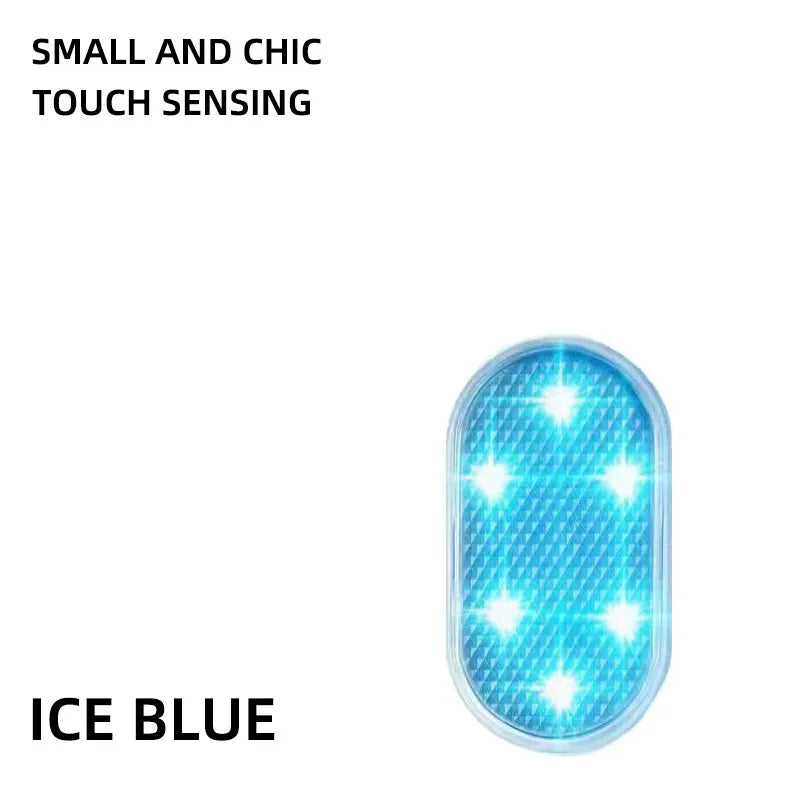 Mini Wireless Car LED Touch Light | Magnetic Induction USB Rechargeable