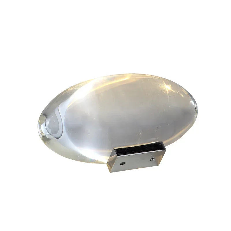 Eye Of The Sky Italian Designer Crystal Table Lamp | LED Night Projector for Living Room & Bedroom