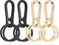 Metal Keychain Clip Hook Keyring | Double Loop Key Holder for Car Keys