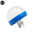 Mini USB LED Car Atmosphere Light | RGB Music Sound Control DJ Disco Lamp
