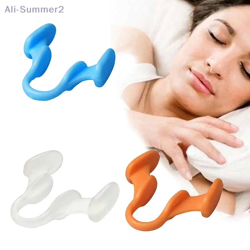 Silicone Anti Snoring Nose Clip | Comfortable Nasal Dilator for Better Sleep