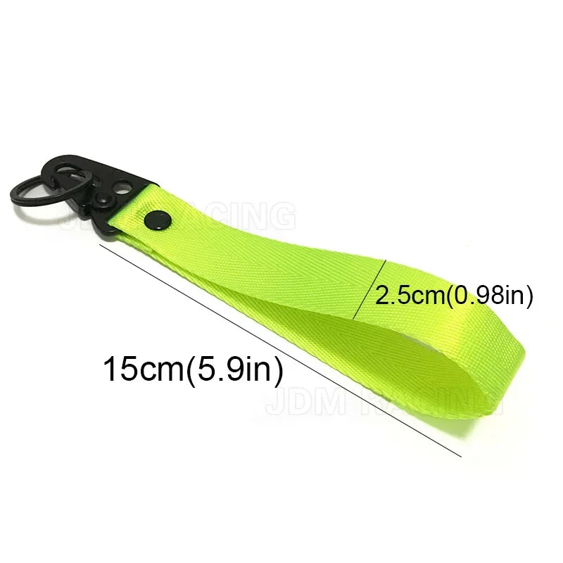 Car Wrist Cord Key Chain | Motor Racing Webbing Wristlet