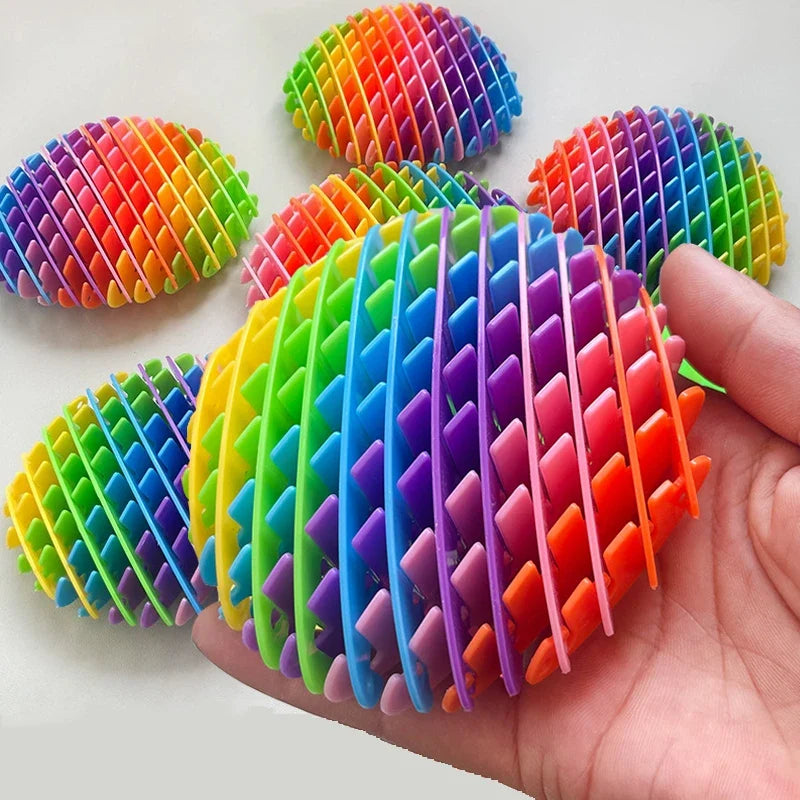 Stretchable Mesh Fidget Worm Toy | 3D Telescoping Stress Relief Toy