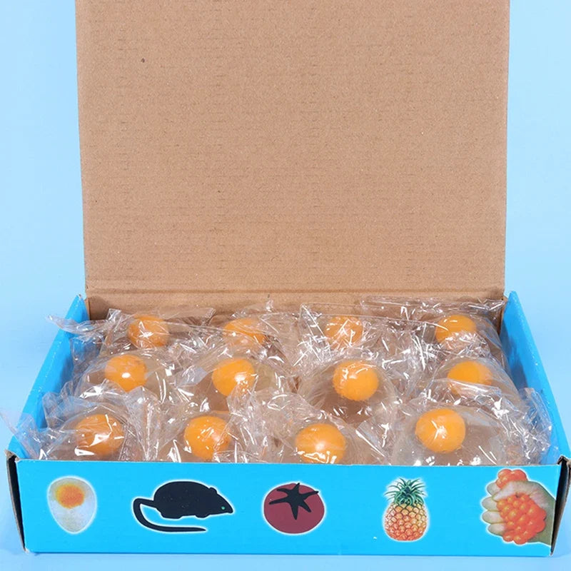 Splat Egg Stress Ball | Squeeze Toy for Anxiety Relief
