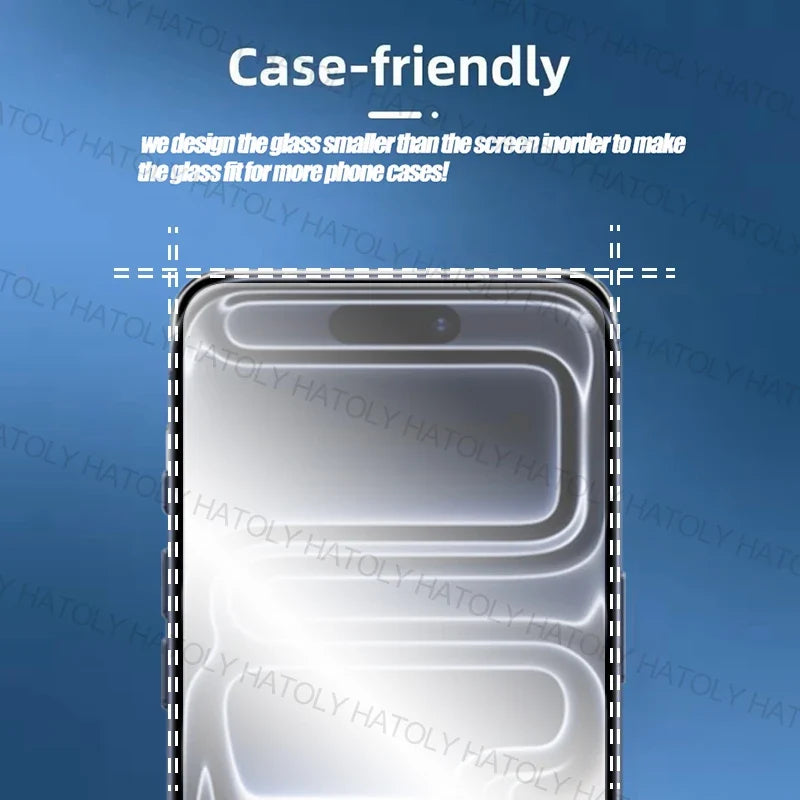 3/2/1PCS Screen Protector For iPhone 17 Pro Tempered Glass For iPhone Air 17 17e iPhone 18 Pro Max Full Glue Protective Glass