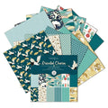 12-Sheet Crane Craft Paper Pads | Origami & Scrapbooking Background Paper Set