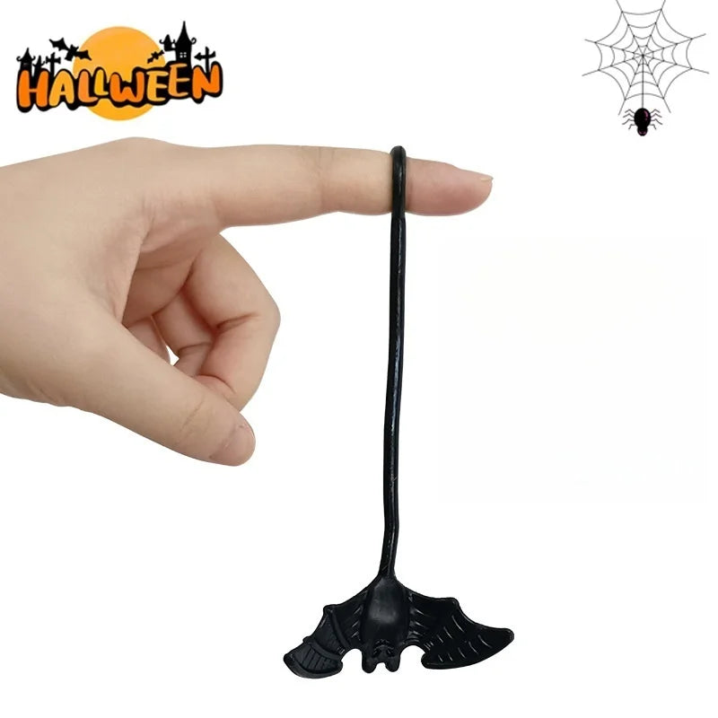 12Pcs Funny Elastic Bat Sticky Toy | Halloween Party Favors and Pinata Fillers for Kids