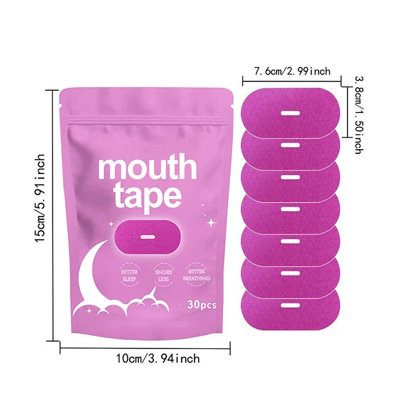 Anti Snoring Sleep Mouth Tape | Gentle Nasal Breathing Aid