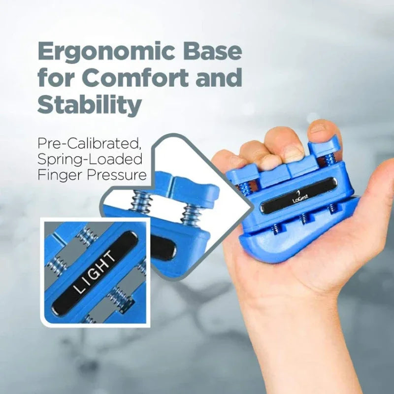 Finger Strengthener Exerciser | Hand Grip Tool for Musicians and Climbers