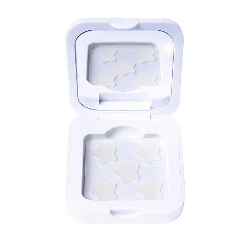 Star Shaped Hydrocolloid Acne Patches | Invisible Pimple Stickers with Mirror