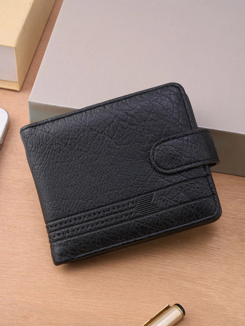 Men's Leather Zipper Wallet | Slim Short Multi-card Holder with Coin Pocket