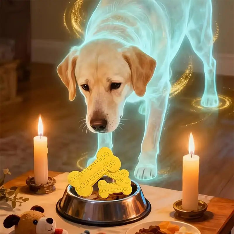 Yellow Fish-Shaped Pet Memorial Joss Paper | Ceremonial Funeral Money Notes for Dog Cat Loss Remembrance