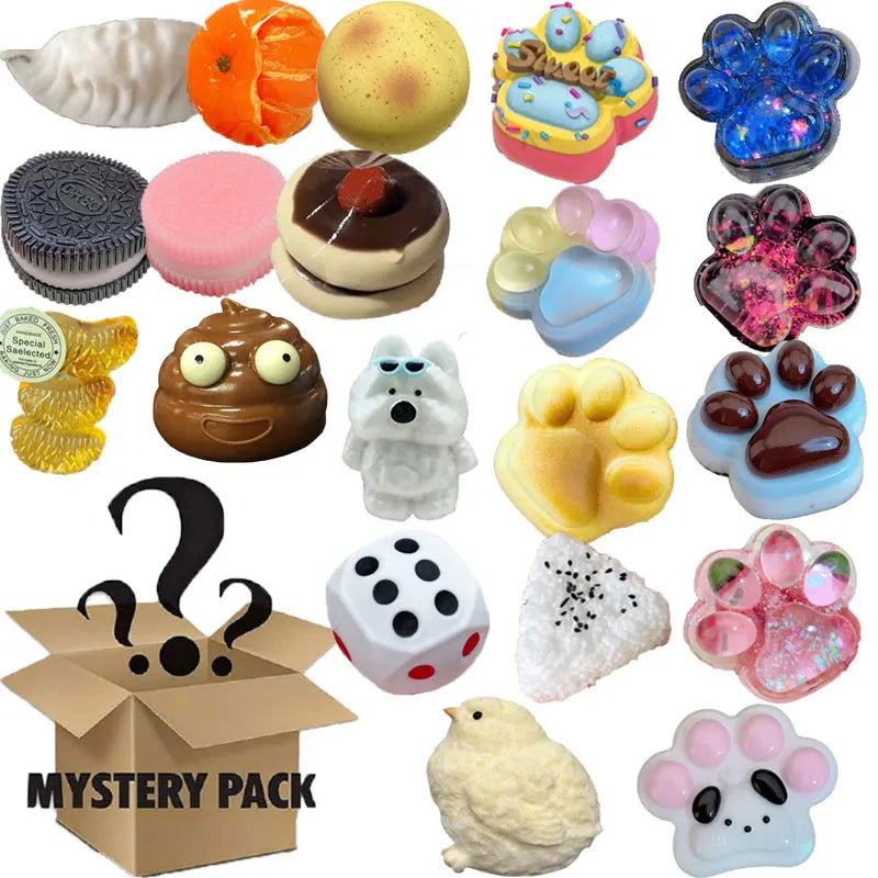 Kawaii Cat's Paw Fidget Toy | Stress Relief Squishy Toy