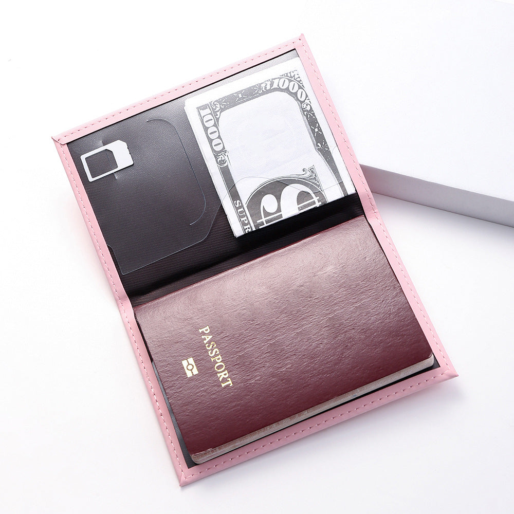 RFID Vintage PU Leather Passport Holder | Multi-Function Travel Wallet