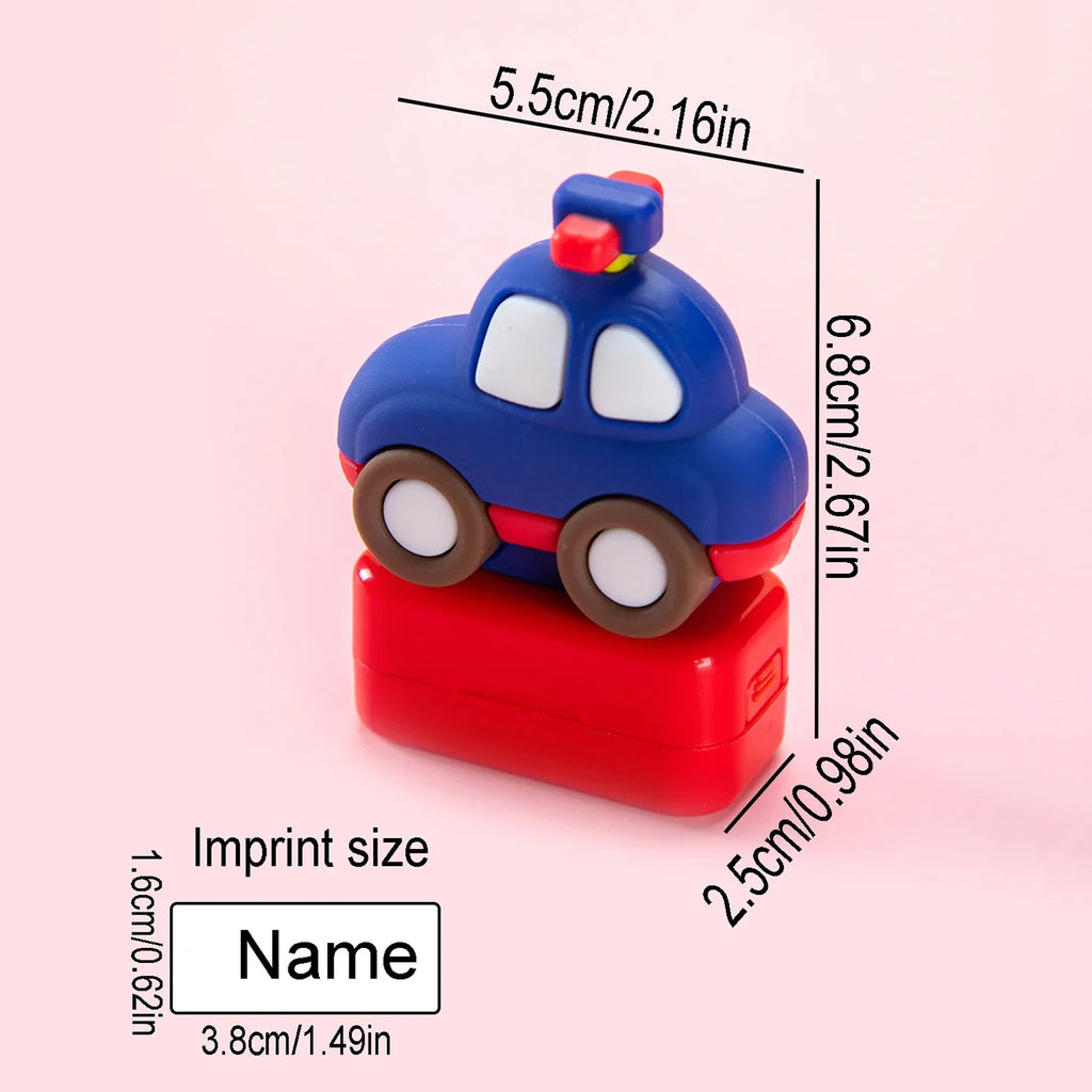 Custom Creative Cartoon Name Stamps | Personalized Seals for School Uniforms and Signatures