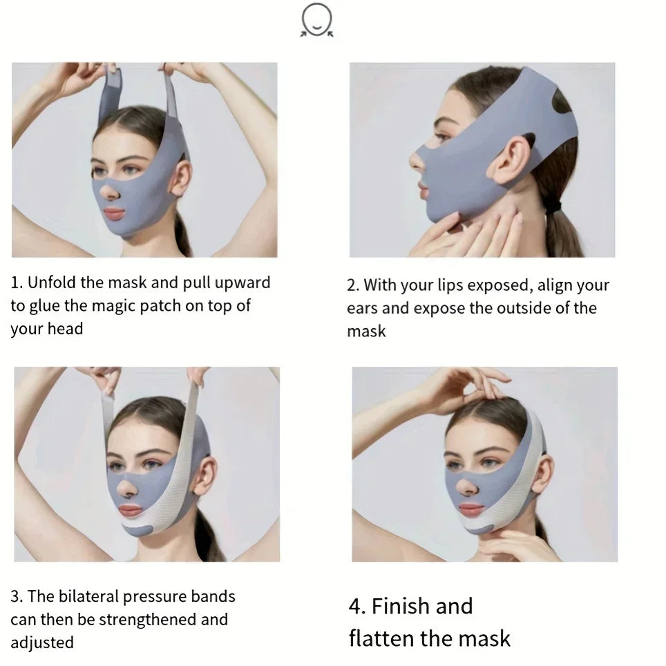 V Face Slimming Bandage | Double Chin Reducer and Lifting Strap