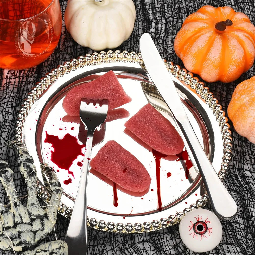 Halloween Fake Tongue Realistic Prop | Stretchable Horror Party Accessory