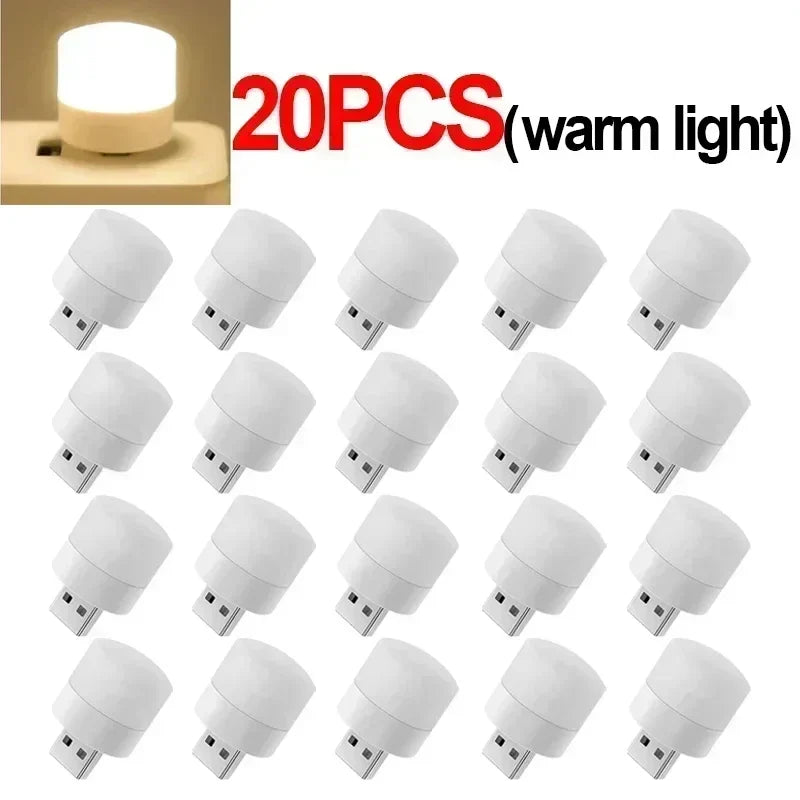 Mini LED Book Reading Light | USB Rechargeable Portable Desk Lamp