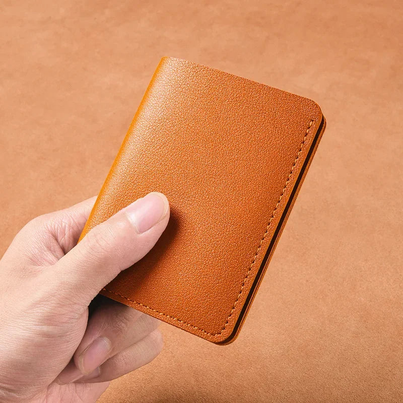Compact Leather Card Wallet for Men and Women | Minimalist Everyday Carry