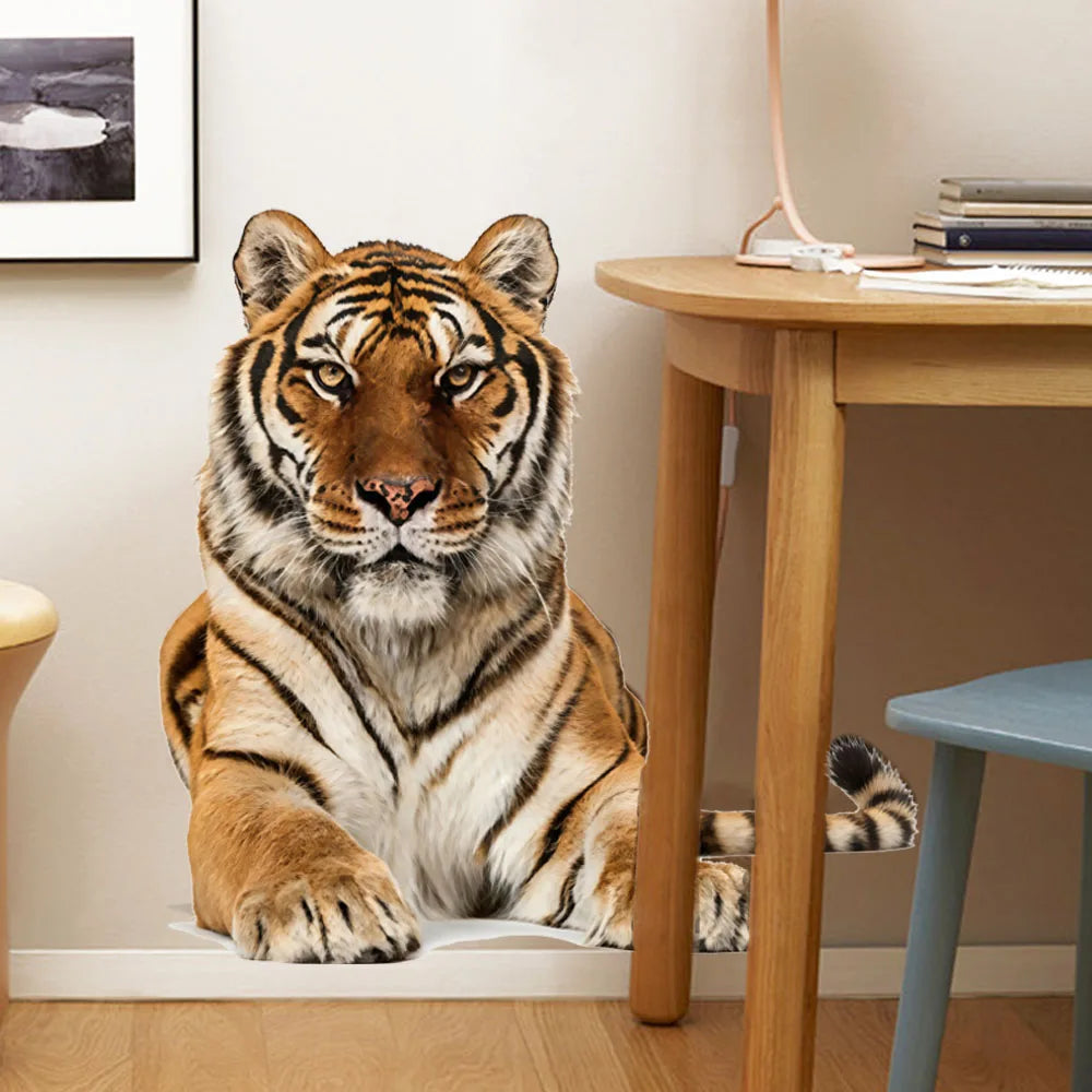 Vibrant Tiger Wall Sticker | Peel Off Living Room Bedroom Decor