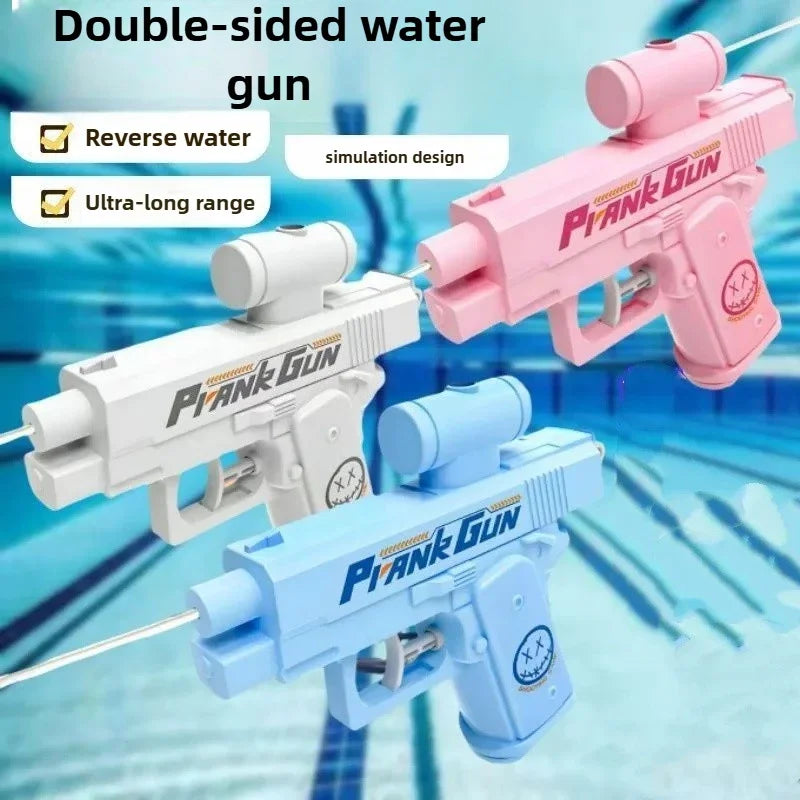 2-Way Reverse Splash Water Gun | Double Directional Prank Toy