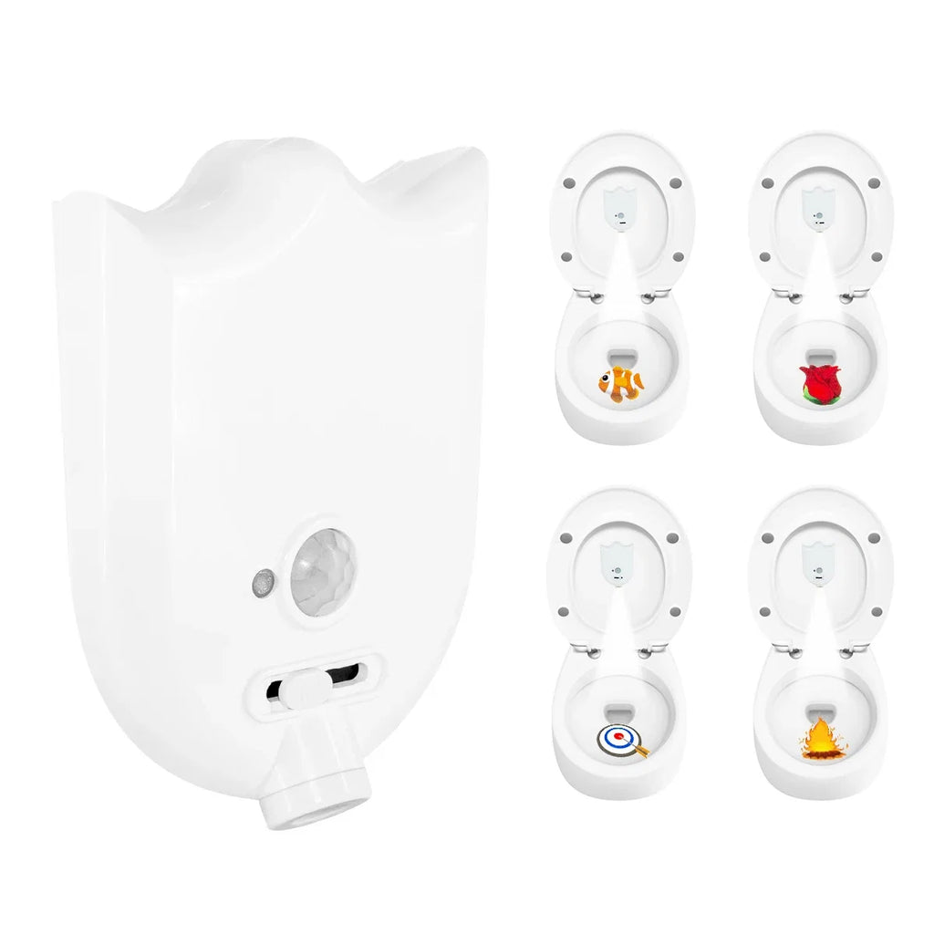 Motion Sensor Toilet Night Light | LED Projection Lamp with Auto Sensor