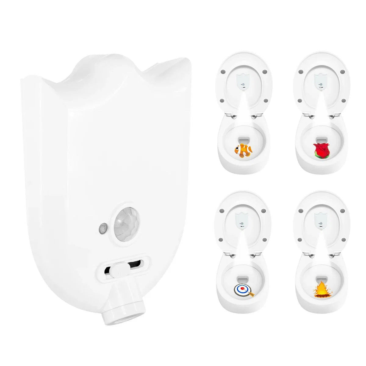 Motion Sensor Toilet Night Light | LED Projection Lamp with Auto Sensor