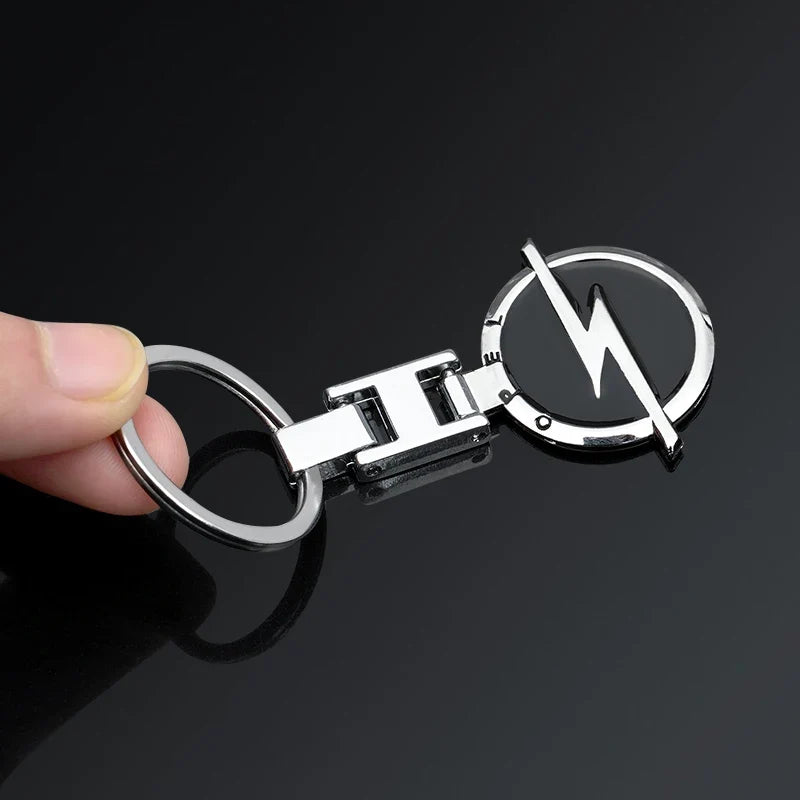 Opel Astra Keychain | Metal Emblem Key Ring for Vauxhall Fans
