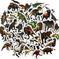 Funny Dinosaur Stickers | Waterproof Vinyl Decals for Laptop, Guitar, Bike & More