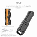 High Power LED Flashlight USB Rechargeable | Portable Zoomable Torch for Camping