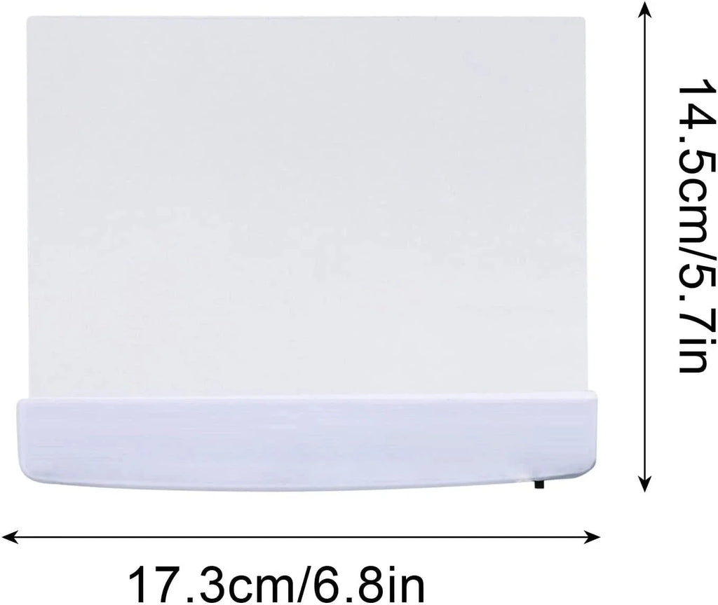 Flat Panel LED Book Light | Eye-Caring Portable Reading Lamp for Bed Travel