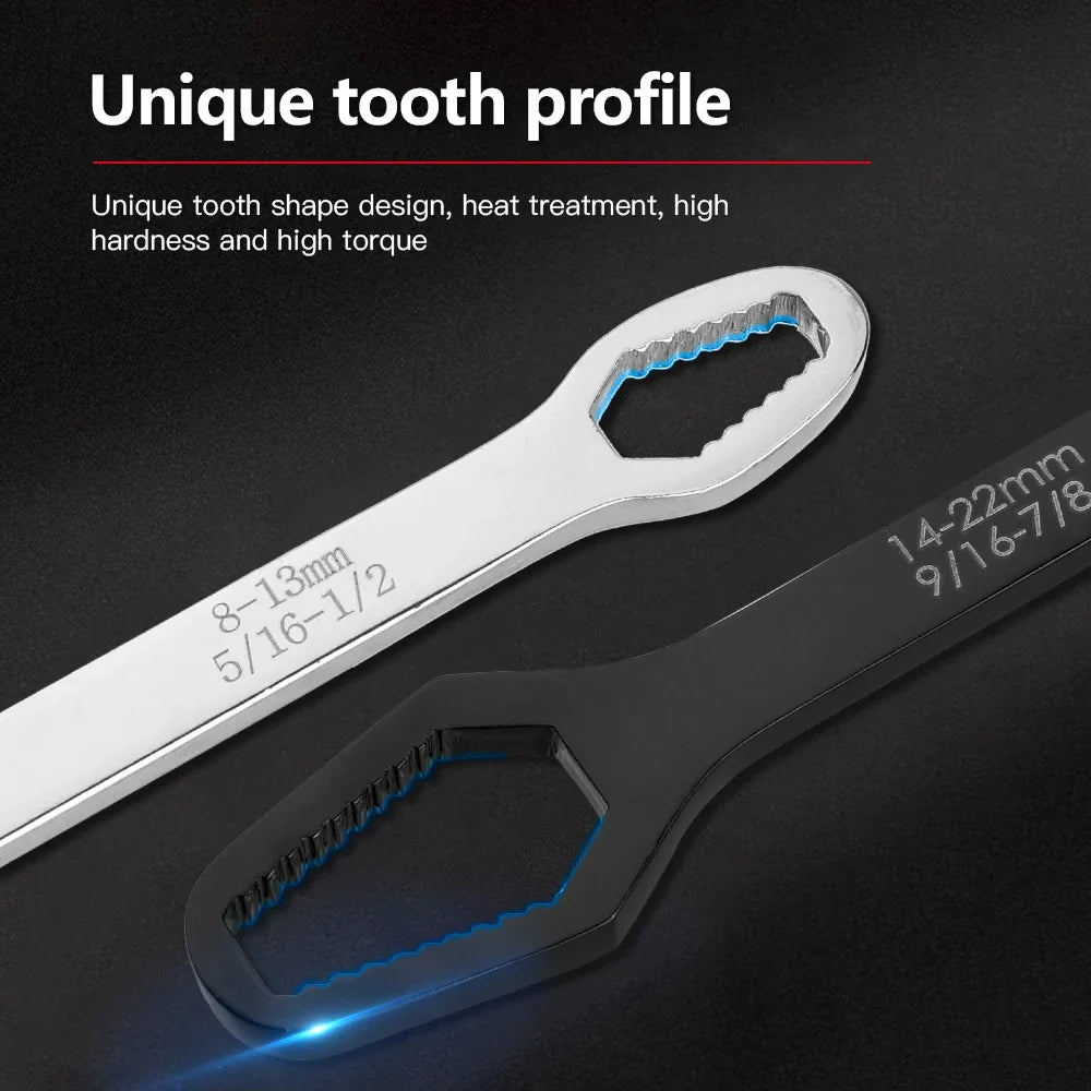 8-22mm Universal Torx Wrench | Self-Tightening Adjustable Glasses Wrench