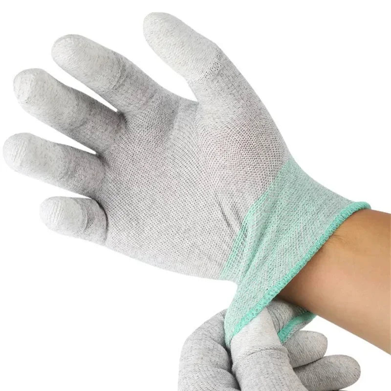 MECHANIC AS02 Anti-Static Carbon Fiber Gloves | Non-Slip Protection for Electronics Repair