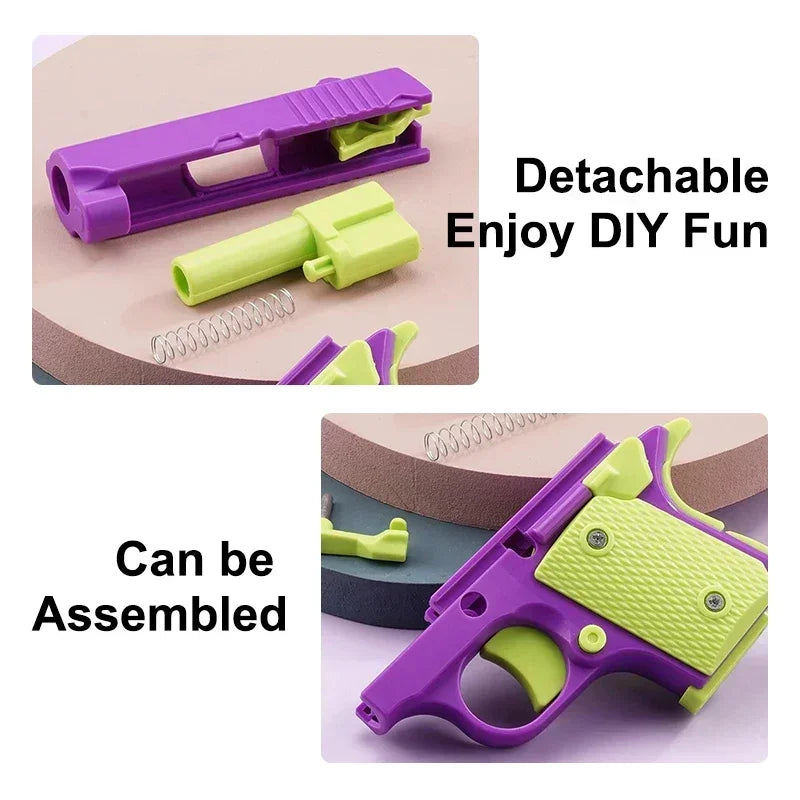 Mini 1911 3D Printed Fidget Toy | Adult Stress Relief Decompression Gift