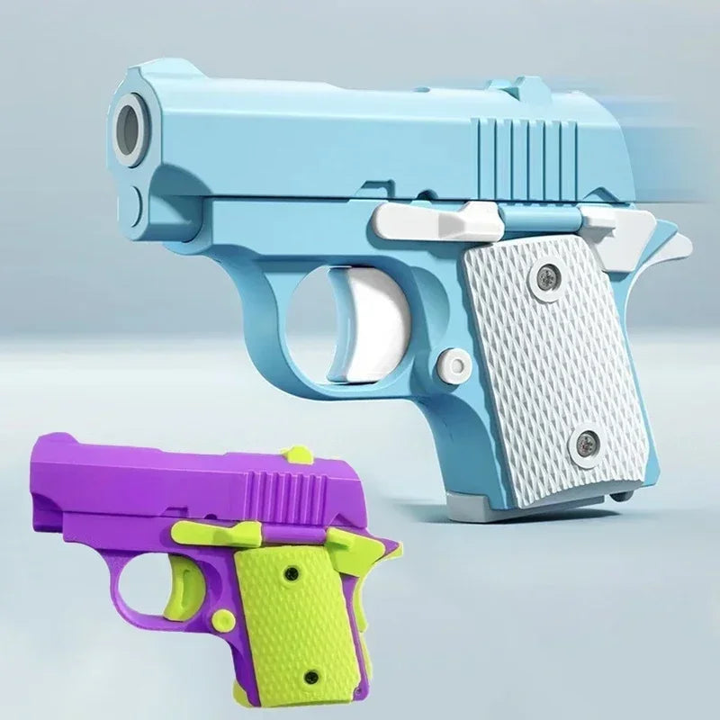 Mini 1911 3D Printed Fidget Toy | Adult Stress Relief Decompression Gift