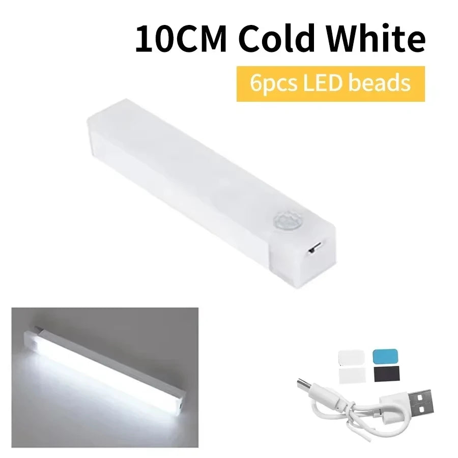 Wireless LED Motion Sensor Cabinet Light | USB Rechargeable Night Light